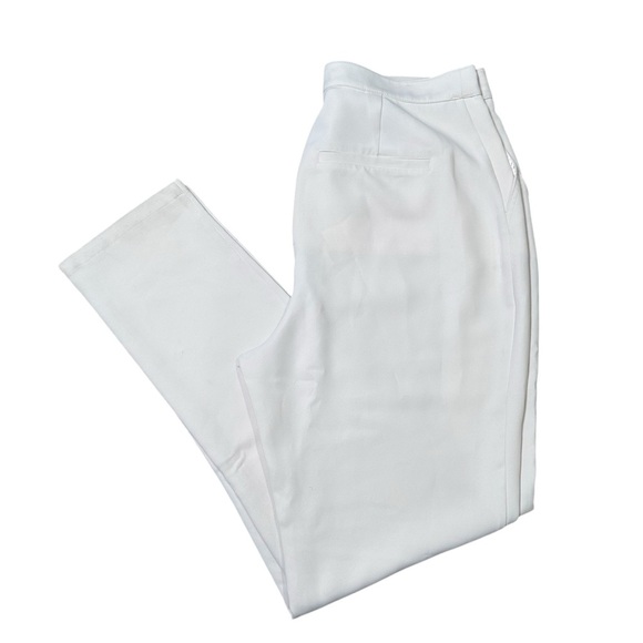 Good American Women’s Size 14/32 Ivory Front Pleated Straight Leg Trouser - Picture 1 of 7